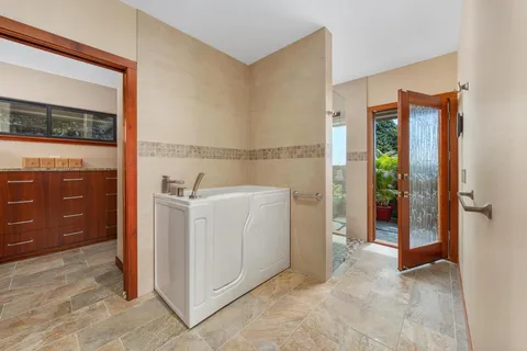 a view of a potted plants on a patio
