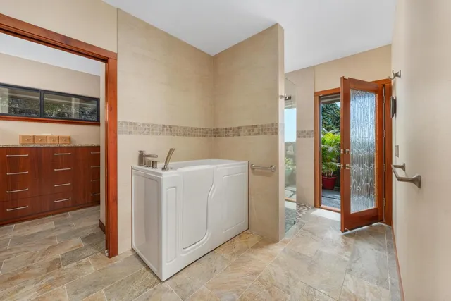 a view of a potted plants on a patio