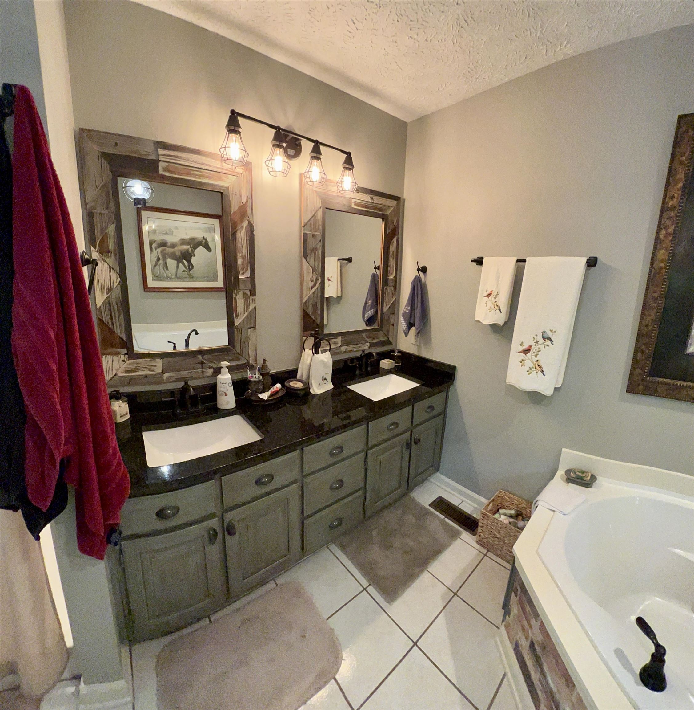 60 Point Grand Bluff Savannah, TN 38372 - Photo 16 of 34 a bathroom with a tub sink and mirror
