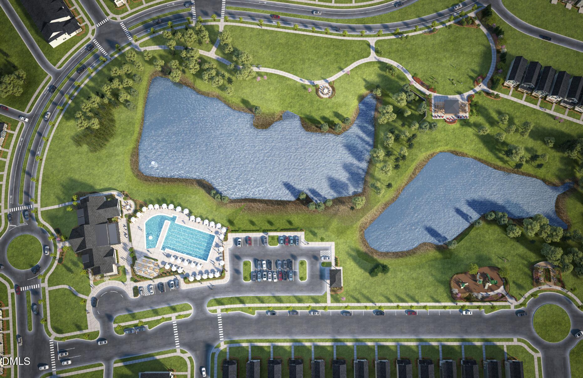 871 Central Park Drive Raleigh, NC 27604 - Photo 20 of 22 an aerial view of a swimming pool