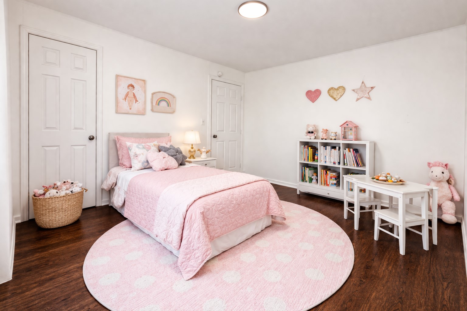 209 West Alfred Street El Campo, TX 77437 - Photo 11 of 15 a bedroom with a bed and wooden floor
