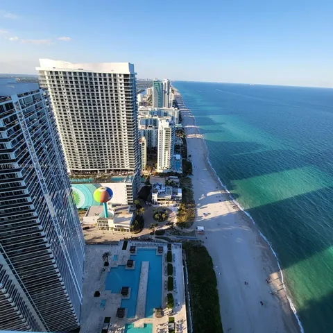 a view of a balcony with an outdoor space