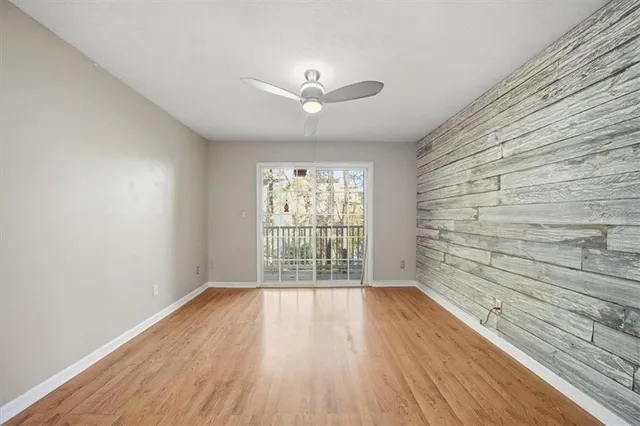 wooden floor in an empty room