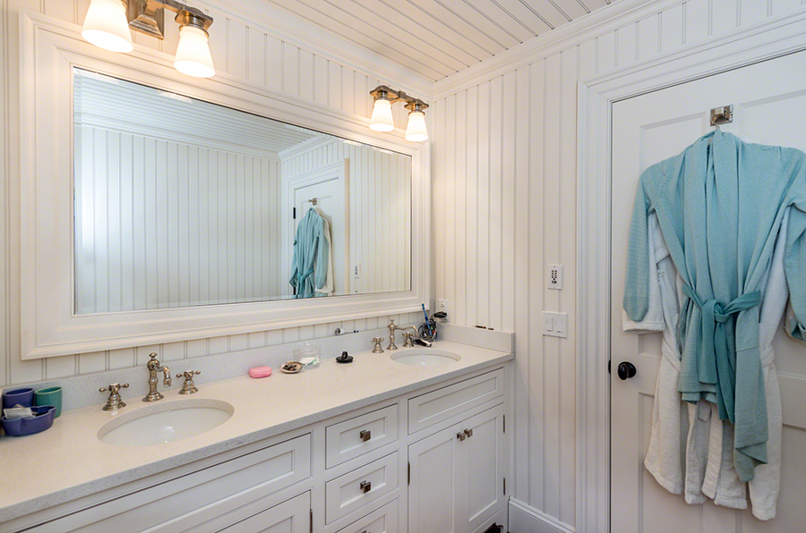 36 Down Harbor Road Edgartown, MA 02539 - Photo 29 of 54 a bathroom with a double vanity sink mirror and double
