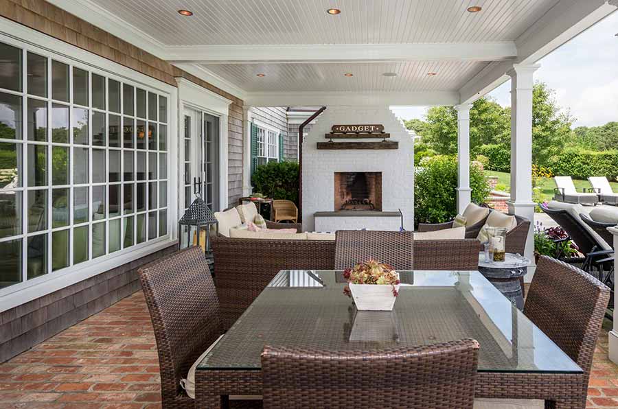 36 Down Harbor Road Edgartown, MA 02539 - Photo 47 of 54 a living room with furniture and a fireplace