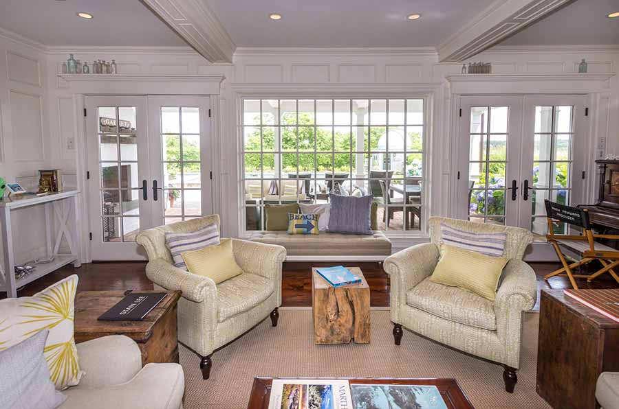 36 Down Harbor Road Edgartown, MA 02539 - Photo 9 of 54 a living room with furniture and a large window