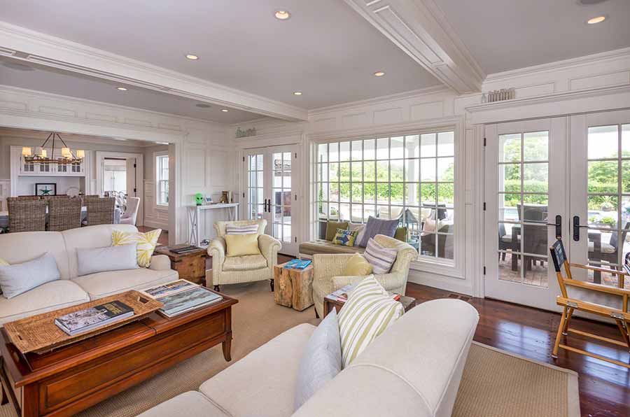 36 Down Harbor Road Edgartown, MA 02539 - Photo 10 of 54 a living room with furniture and a large window