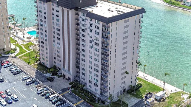 view of a city with tall buildings