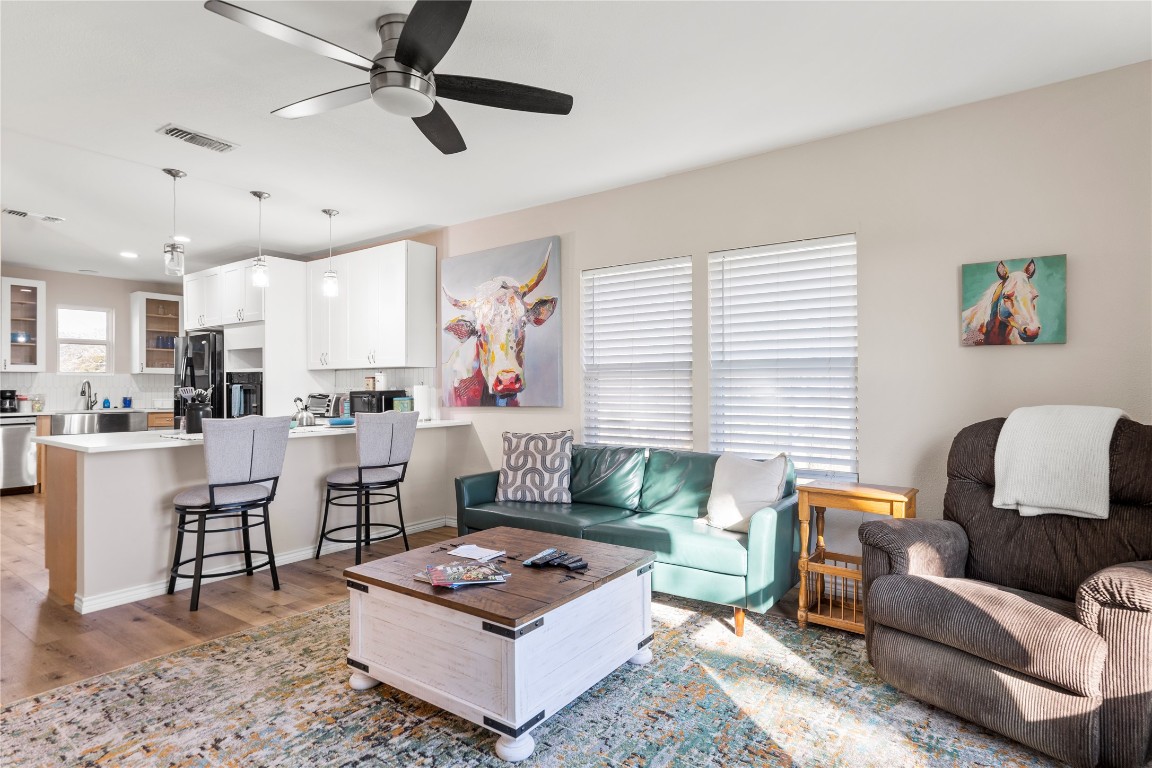 1430 Antioch Road Paige, TX 78659 - Photo 38 of 40 a living room with furniture and a large window