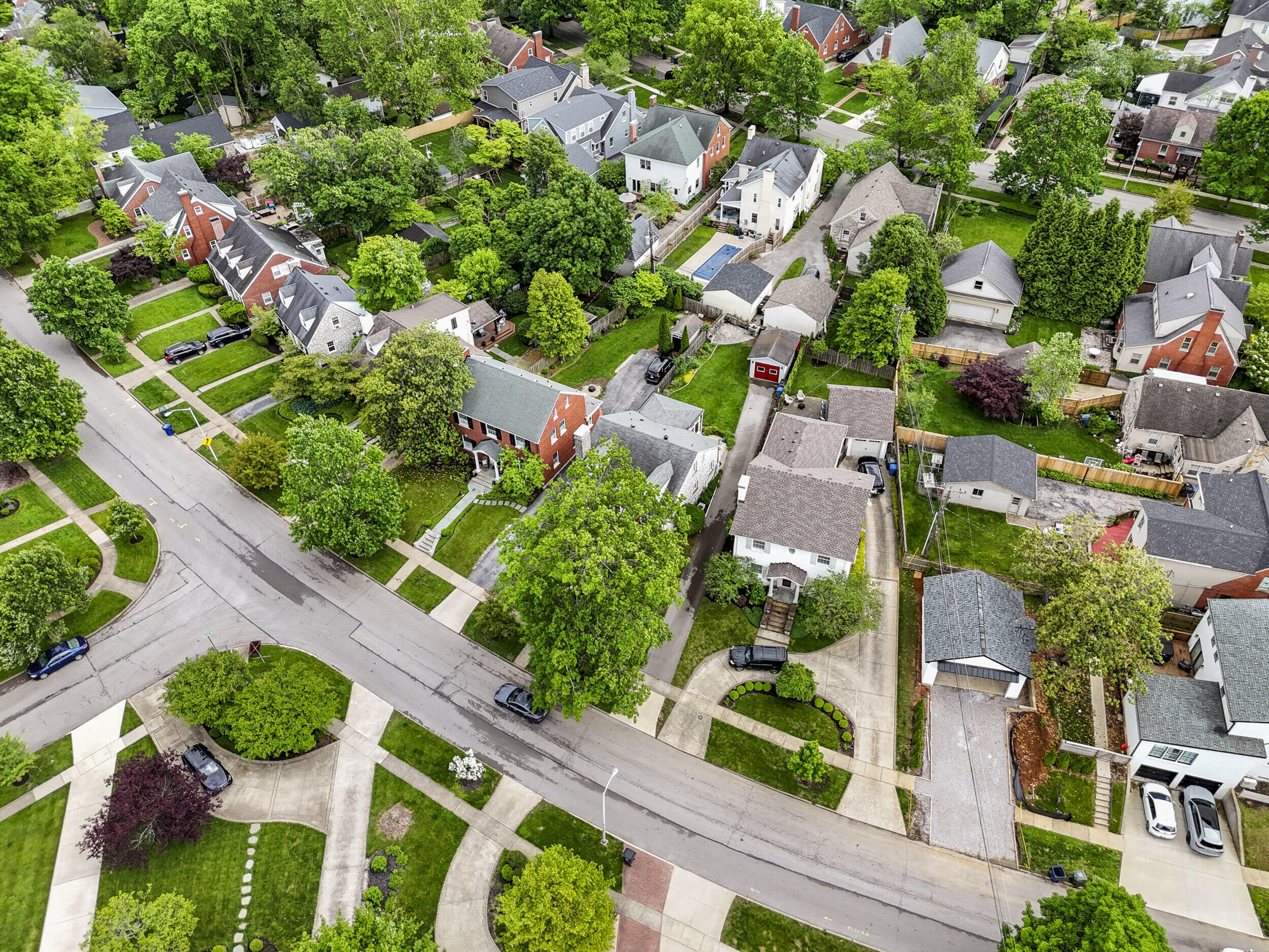 320 Hart Road Lexington, KY 40502 - Photo 59 of 67 Overhead drone view