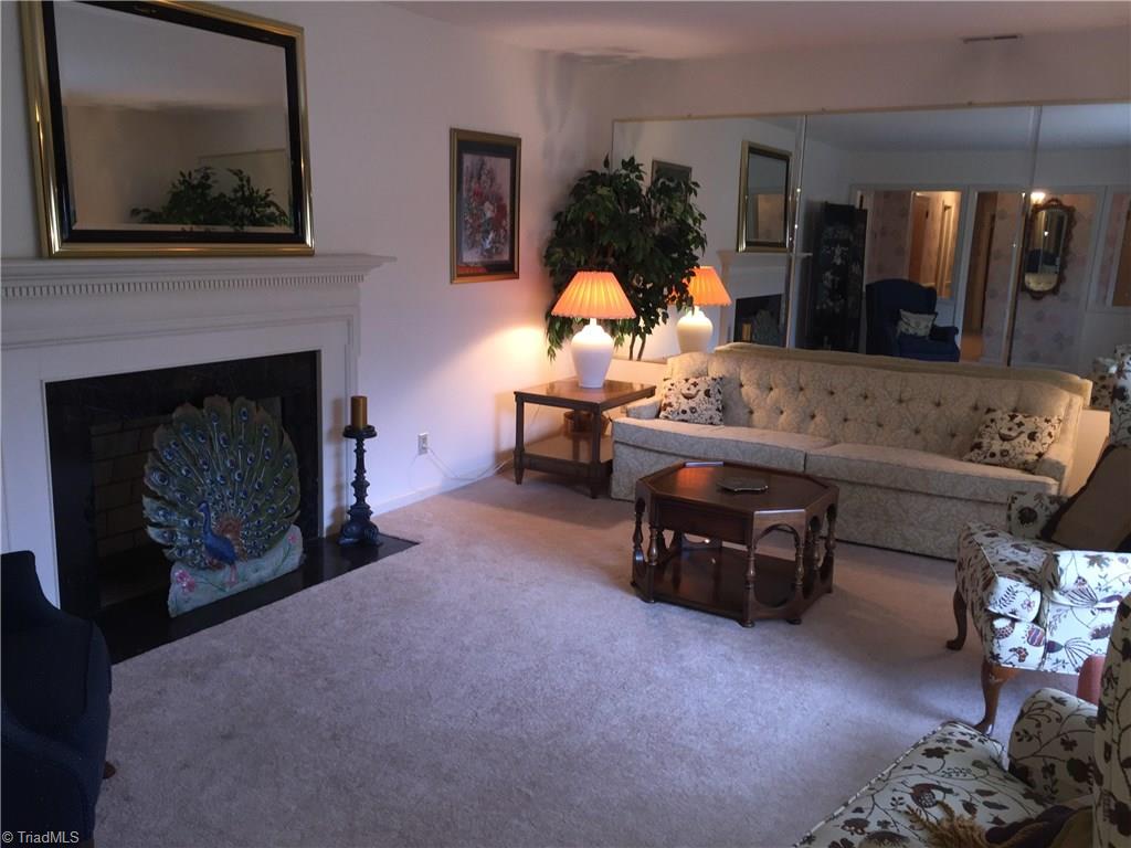 800 Shamrock Road High Point, NC 27265 - Photo 2 of 23 Large living room with big glass windows