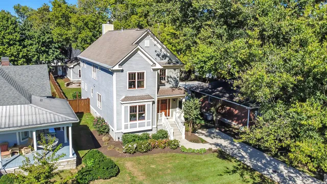 a view of car parked in front of building