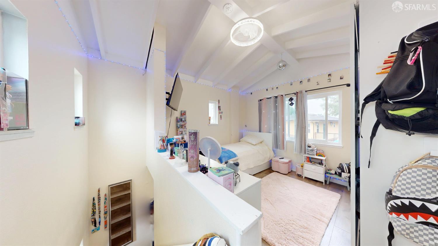 1155 Crespi Drive Pacifica, CA 94044 - Photo 19 of 29 upstairs view of bedroom (hidden castle)