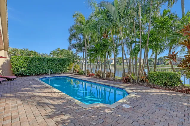 a view of a park with a slide