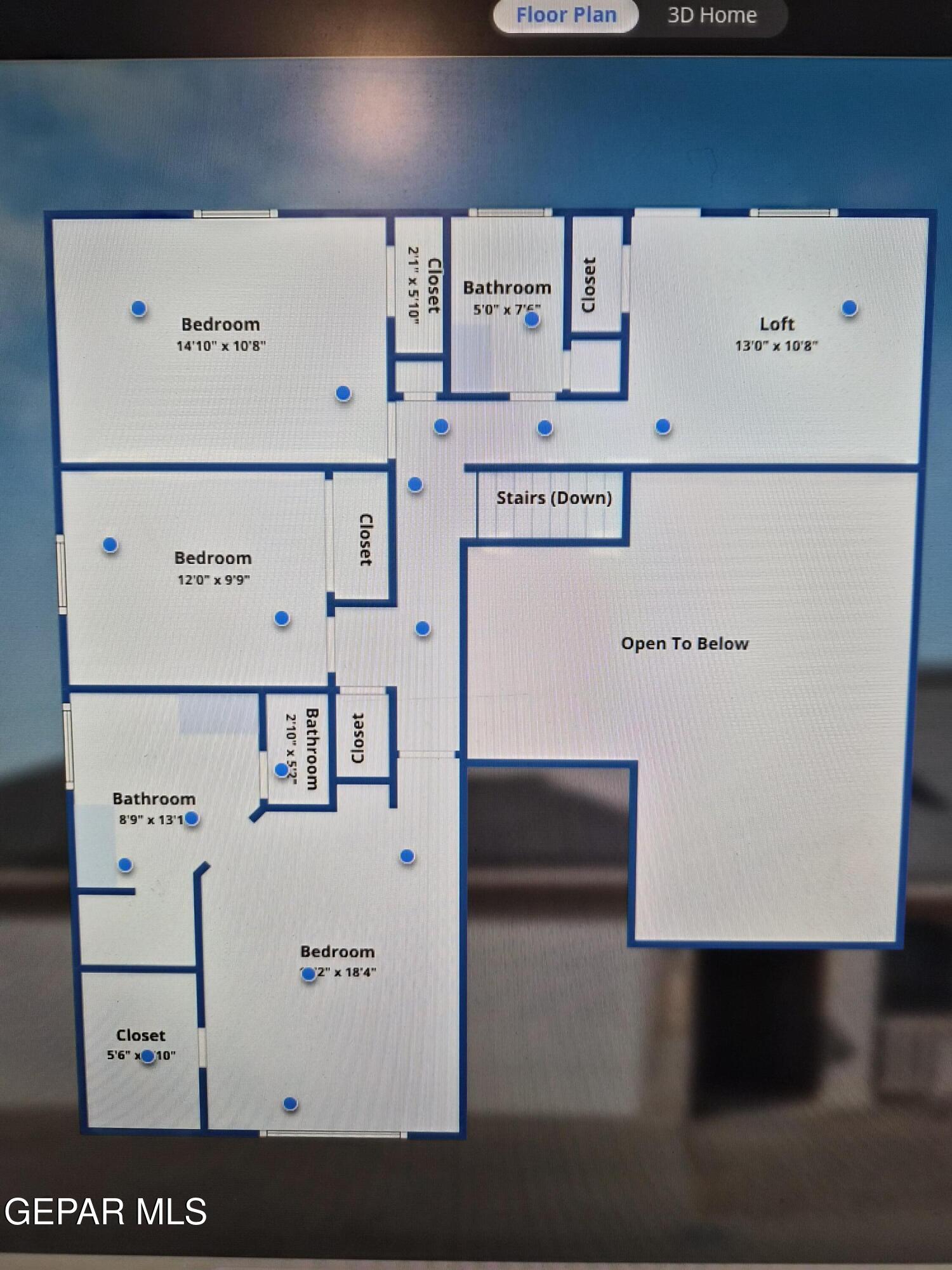 12517 Paseo Rae Avenue El Paso, TX 79928 - Photo 50 of 50 Floor Plan 2nd floor