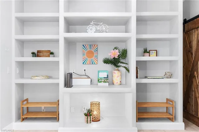 a room with furniture and a wooden floor