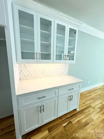 a view of a livingroom with a chandelier