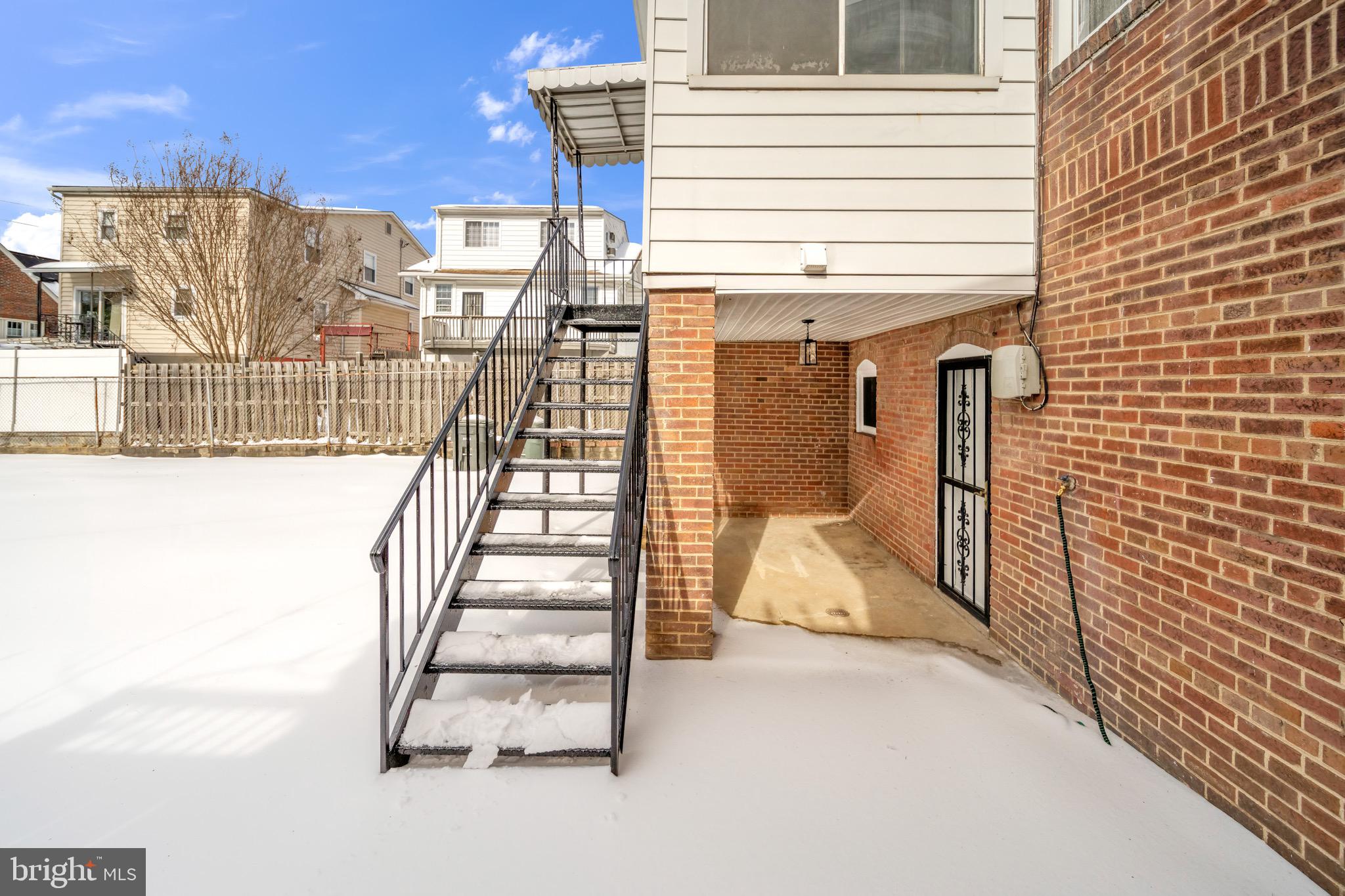 6018 2nd Street Northwest Washington, DC 20011 - Photo 27 of 29 Rear Entrance - Main + Basement