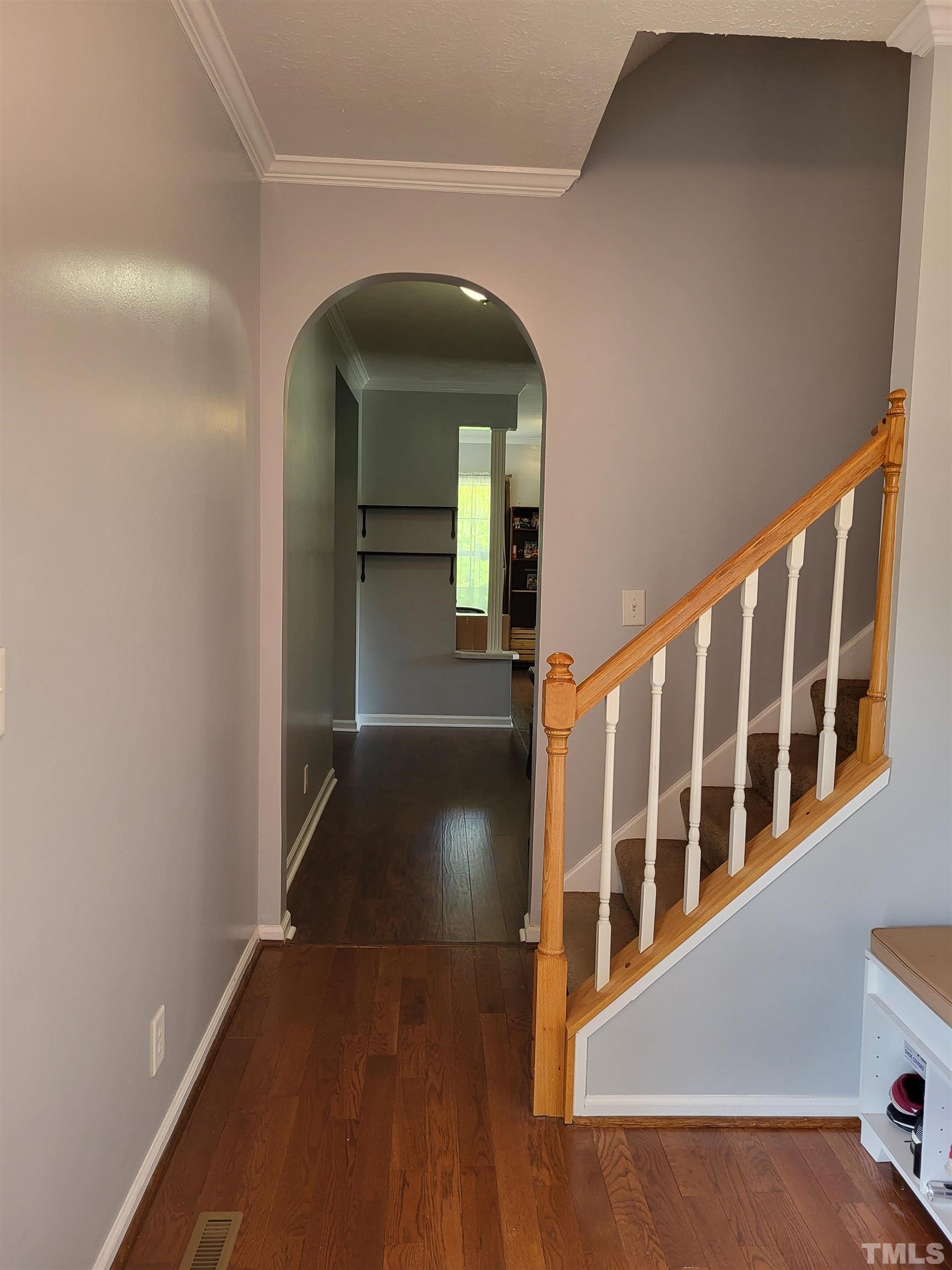 1096 Fire Lane Road Bunnlevel, NC 28323 - Photo 3 of 37 a view of staircase with lots of wooden floor