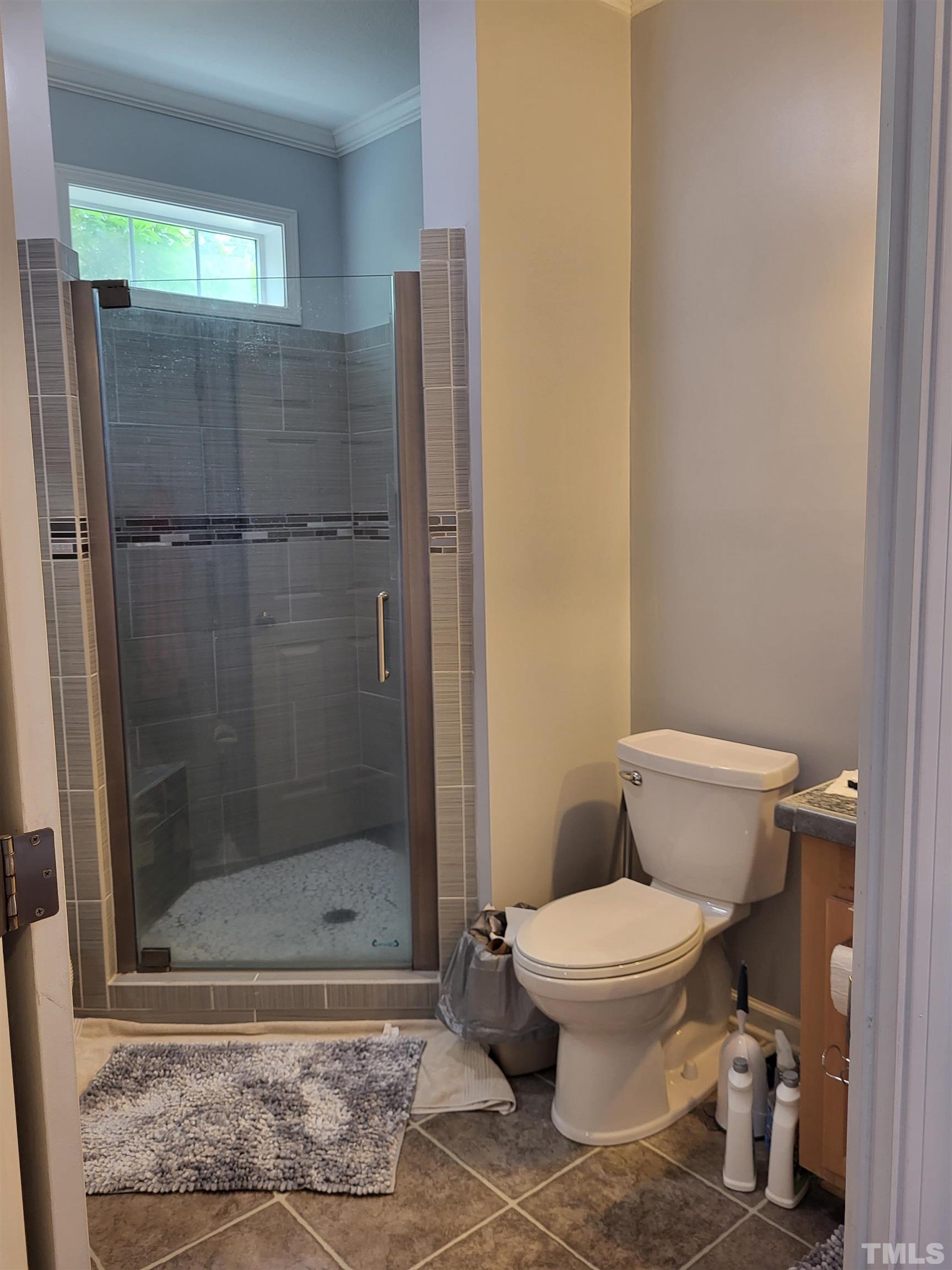 1096 Fire Lane Road Bunnlevel, NC 28323 - Photo 10 of 37 a bathroom with a toilet and a shower