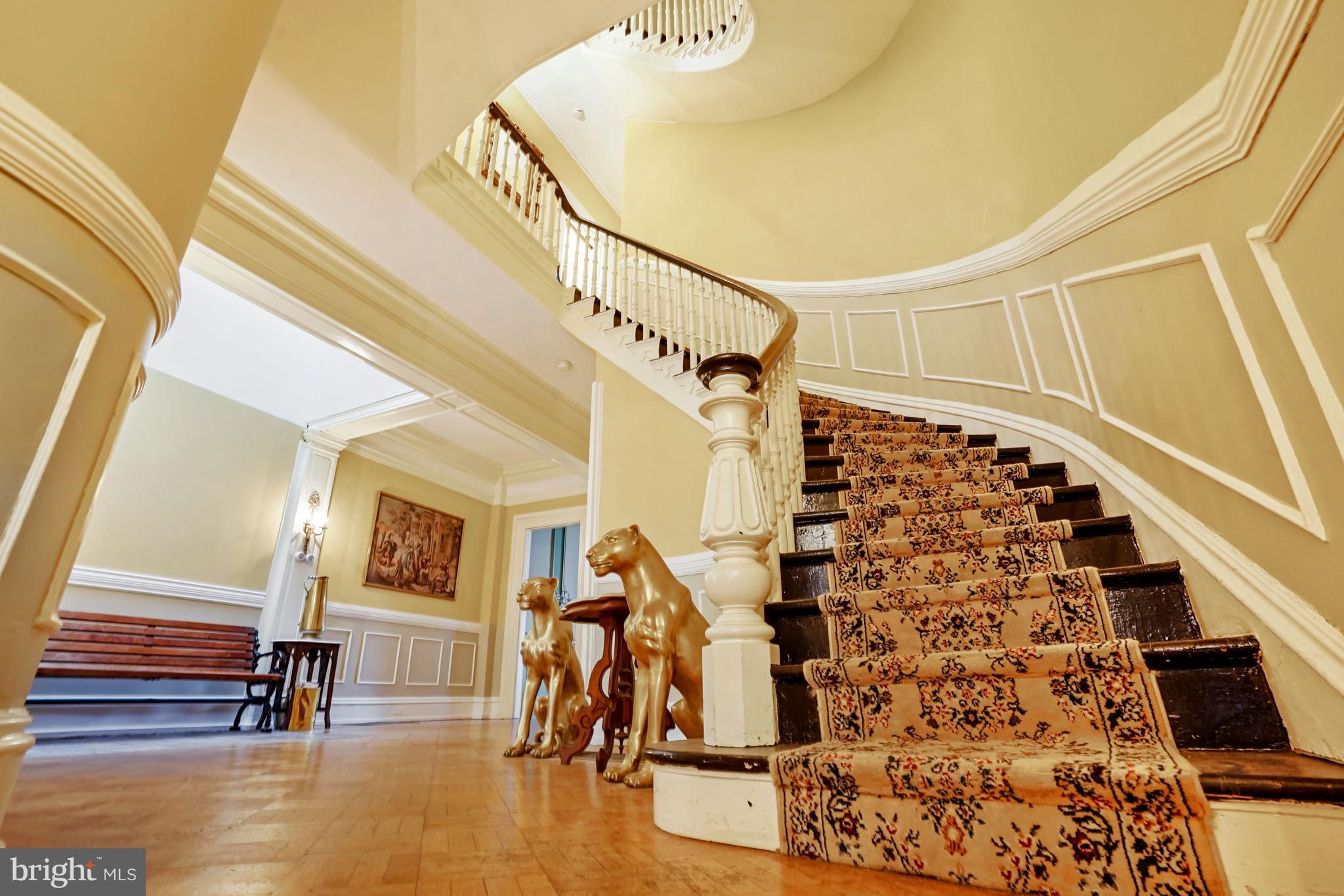 937 St Paul Street Baltimore, MD 21202 - Photo 7 of 53 Sweeping Curved Staircase