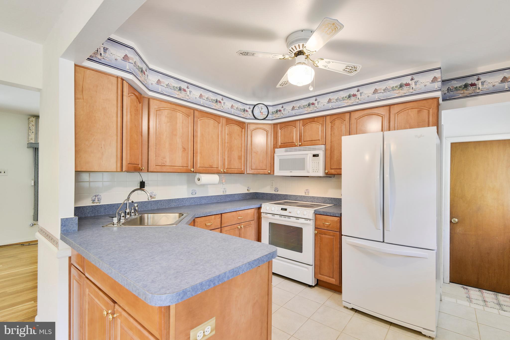 1416 Gilbert Road Arnold, MD 21012 - Photo 9 of 30 Updated Kitchen with Ceiling Fan