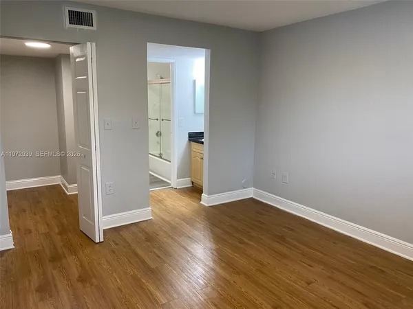 wooden floor in an empty room