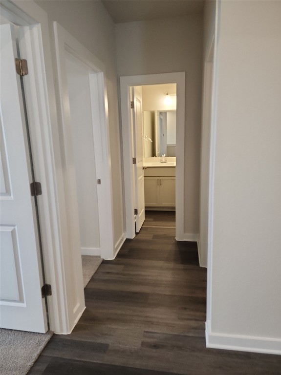 2349 Moon Tower Trail Leander, TX 78641 - Photo 24 of 34 a view of a hallway with wooden floor and entryway