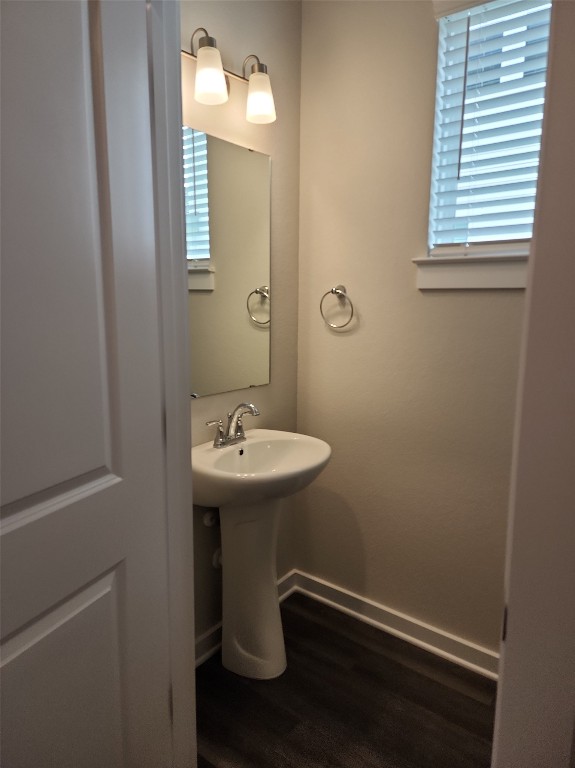 2349 Moon Tower Trail Leander, TX 78641 - Photo 6 of 34 a bathroom with a sink and mirror