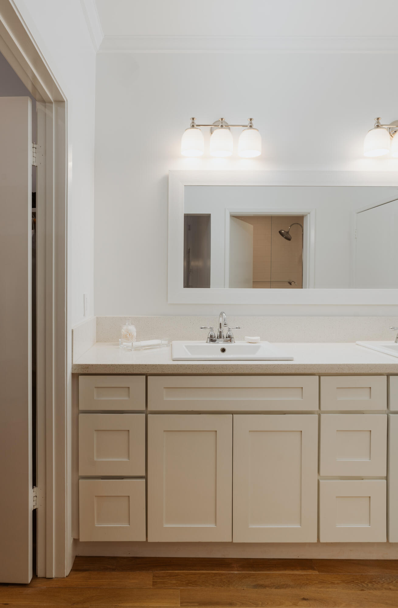 60 Seaview Drive Santa Barbara, CA 93108 - Photo 18 of 31 a bathroom with a sink vanity and mirror