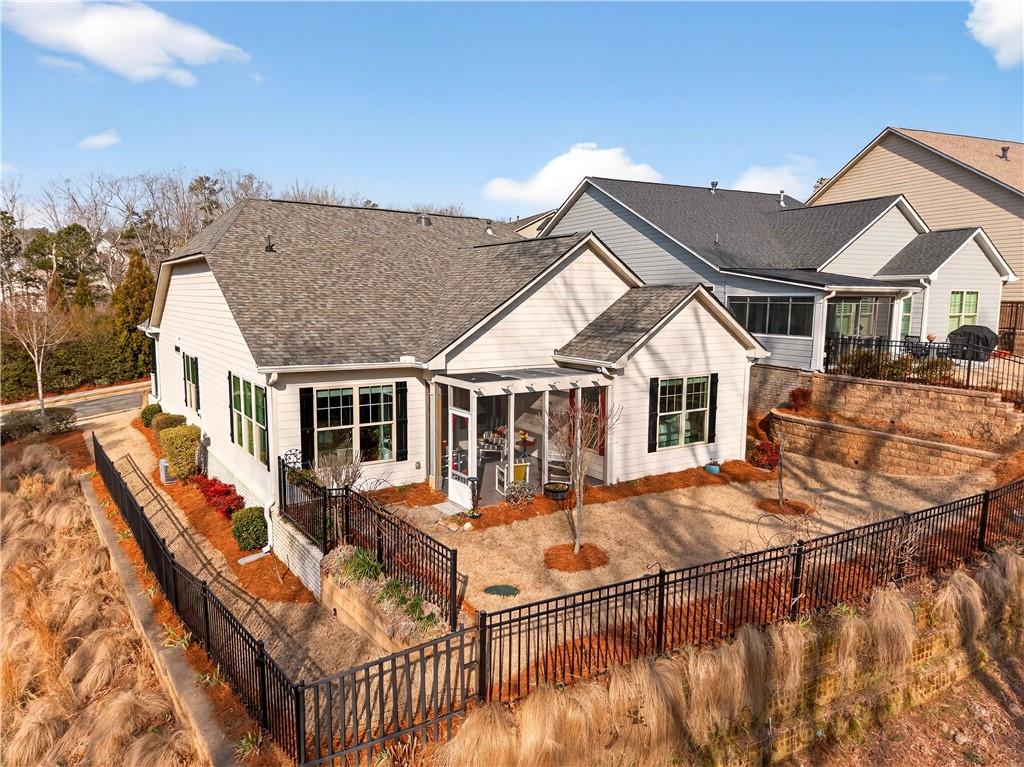 310 Pepperwood Way Canton, GA 30114 - Photo 39 of 54 a view of a house with wooden deck and furniture