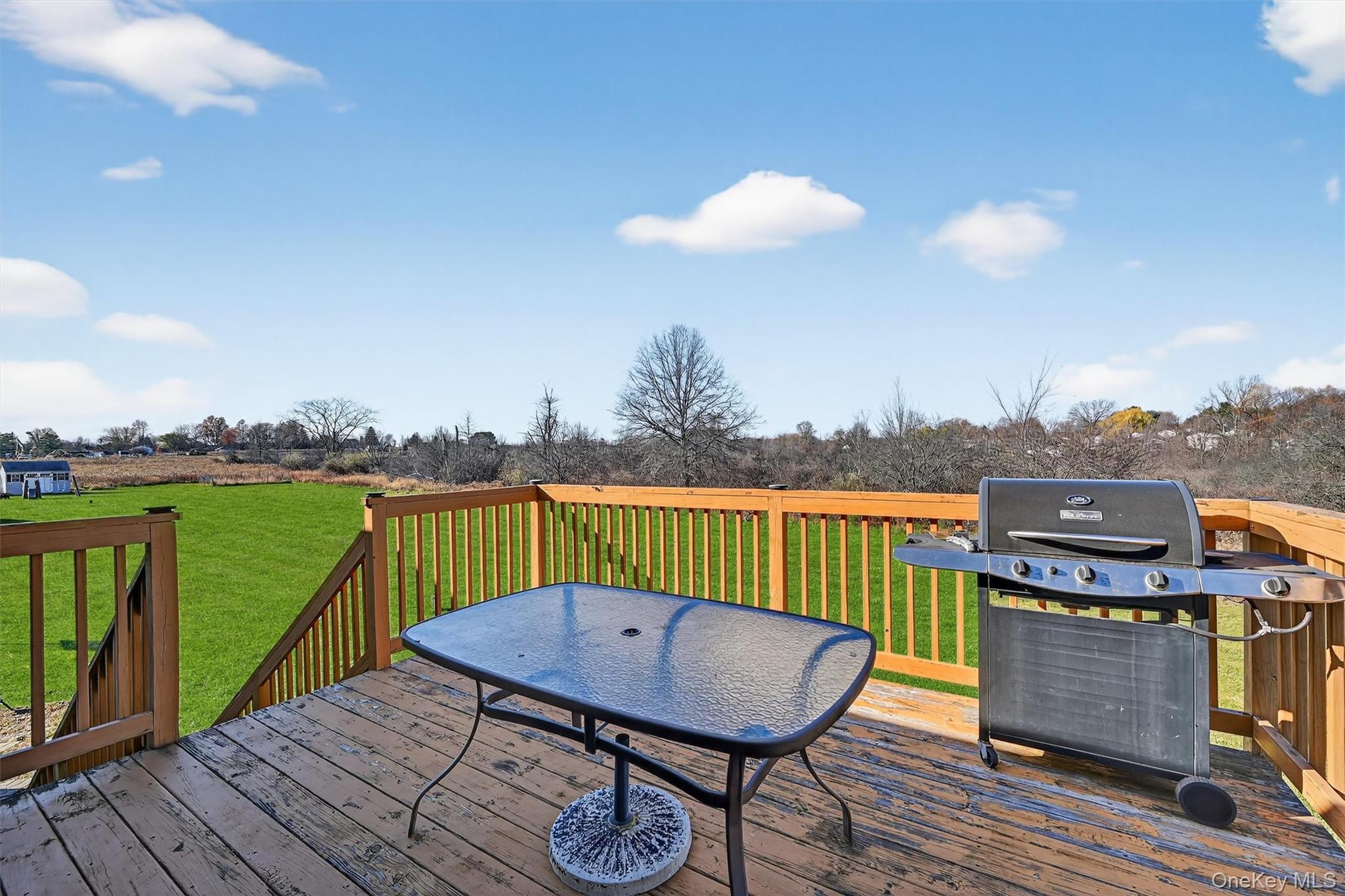 913 Silver Lake Sctn Road Middletown, NY 10941 - Photo 26 of 29 a view of a roof deck with chair and wooden floor
