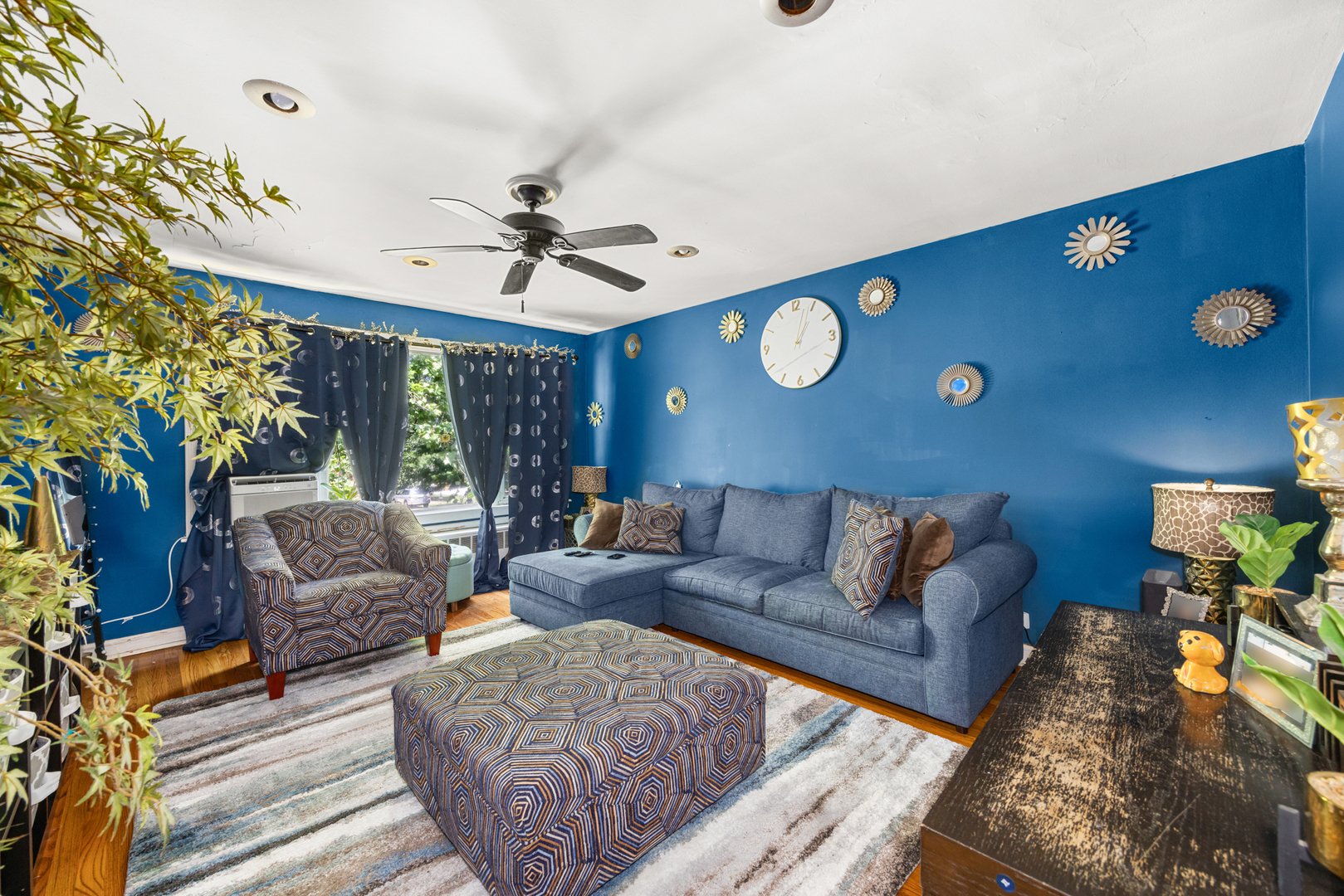 1406 Brummel Street Evanston, IL 60202 - Photo 8 of 20 a living room with furniture and a large window
