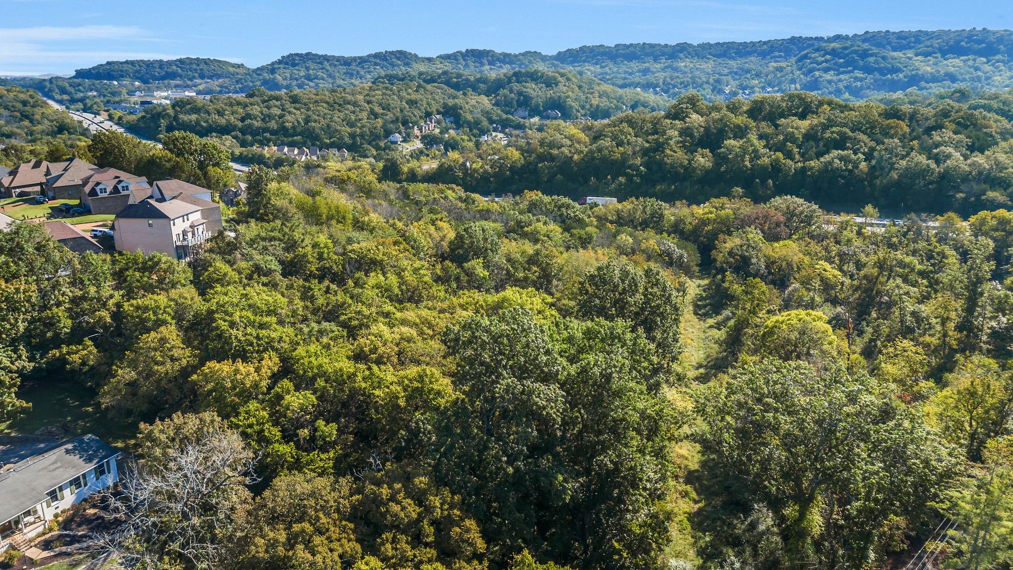 290 Forrest Valley Circle Nashville, TN 37209 - Photo 13 of 20 an aerial view of a houses with a lush green hillside