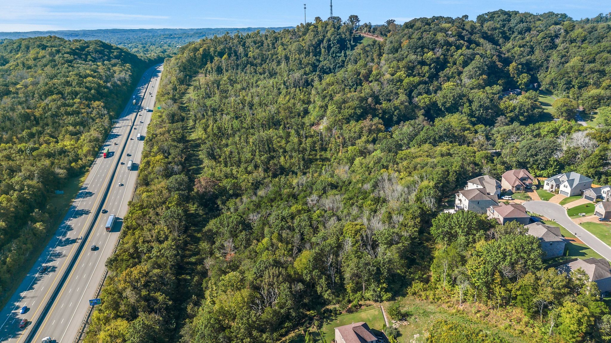 290 Forrest Valley Circle Nashville, TN 37209 - Photo 7 of 20 an aerial view of a residential houses with outdoor space and trees