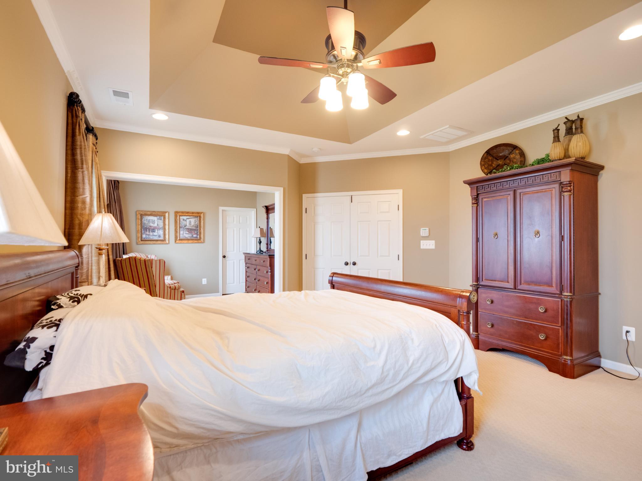 23152 Evergreen Ridge Drive Ashburn, VA 20148 - Photo 33 of 72 Elegant bedroom with warm, inviting tones.