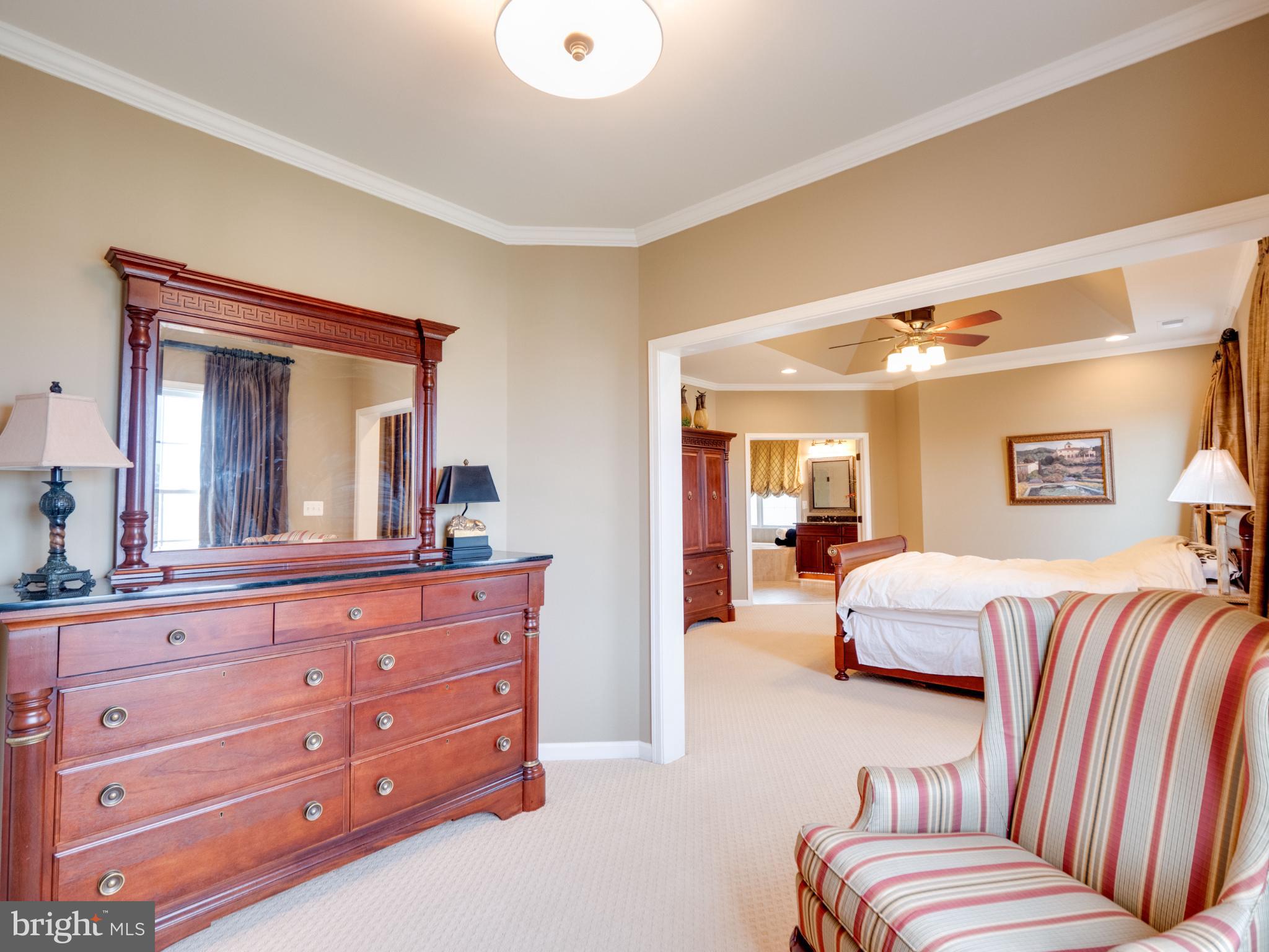 23152 Evergreen Ridge Drive Ashburn, VA 20148 - Photo 34 of 72 Elegant bedroom with classic charm.