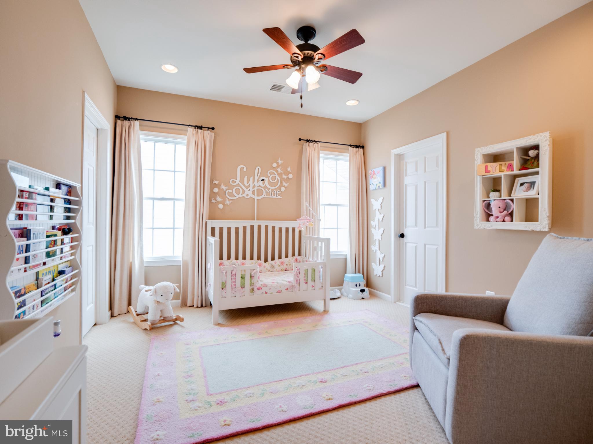 23152 Evergreen Ridge Drive Ashburn, VA 20148 - Photo 39 of 72 Charming nursery with soft pastel tones.