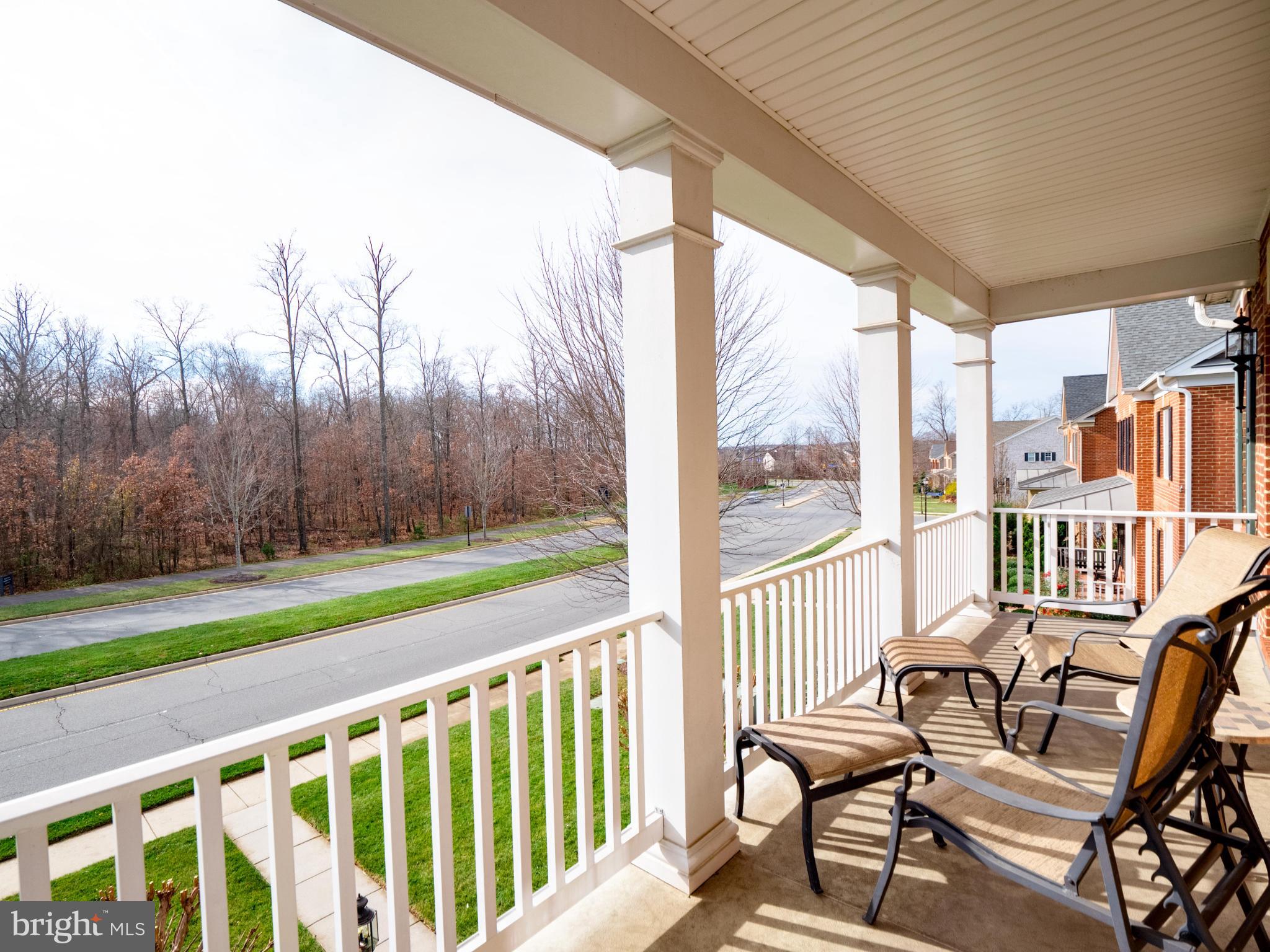 23152 Evergreen Ridge Drive Ashburn, VA 20148 - Photo 44 of 72 Serene porch view overlooking tranquil woods.