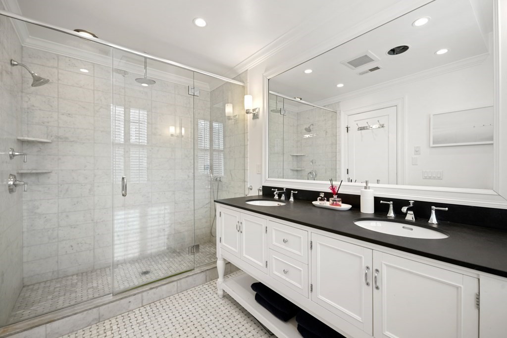 212 West Springfield Street, Unit 2 Boston, MA 02118 - Photo 21 of 41 a bathroom with double sink and a shower