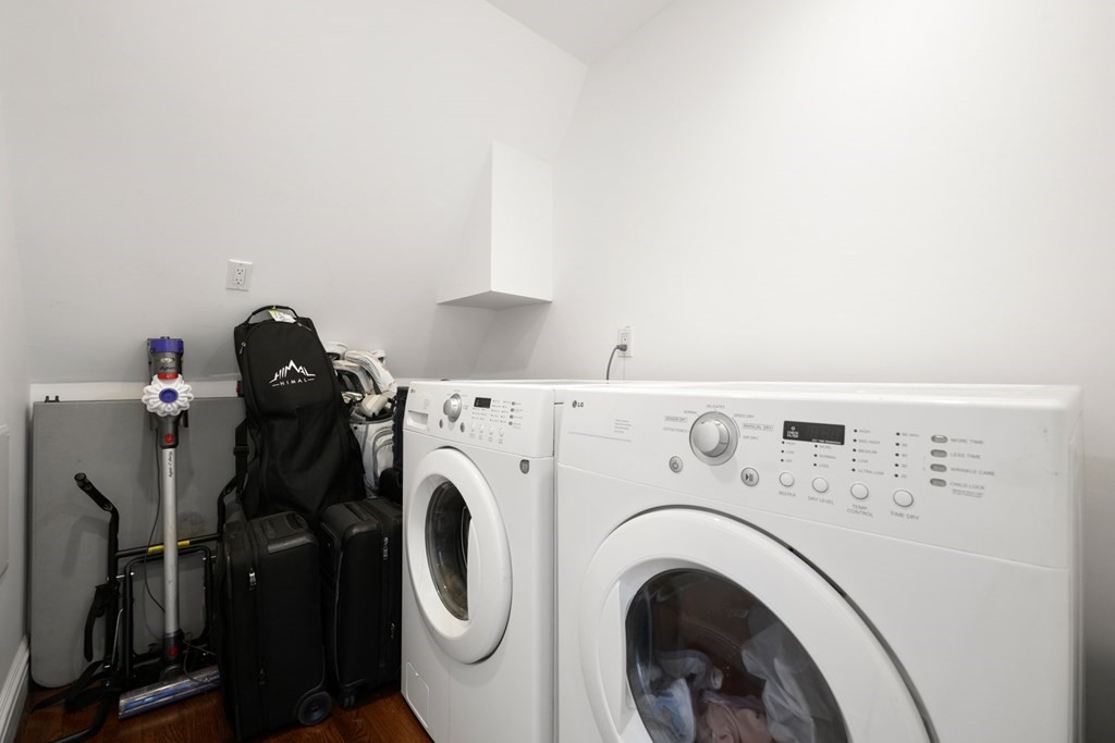 212 West Springfield Street, Unit 2 Boston, MA 02118 - Photo 35 of 41 a utility room with dryer and washer