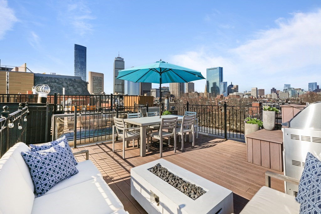 212 West Springfield Street, Unit 2 Boston, MA 02118 - Photo 39 of 41 a view of a roof deck with furniture