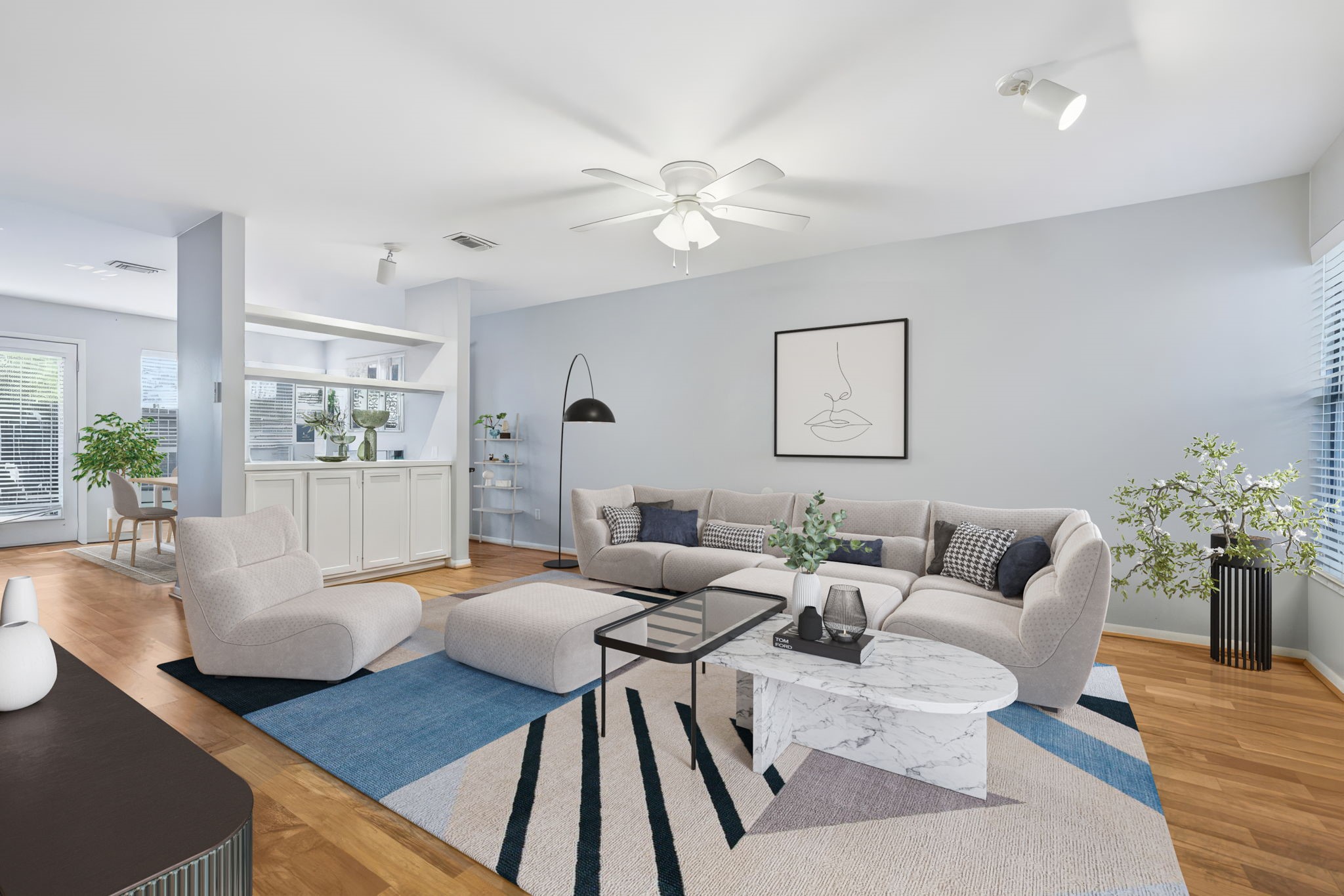 4 Sawmill Grove Lane Spring, TX 77380 - Photo 5 of 27 a living room with furniture and a chandelier
