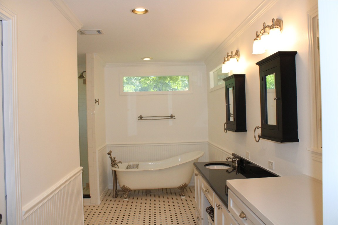 1515 Morrow Street Austin, TX 78757 - Photo 13 of 28 Imagine relaxing in the claw-foot bath tub