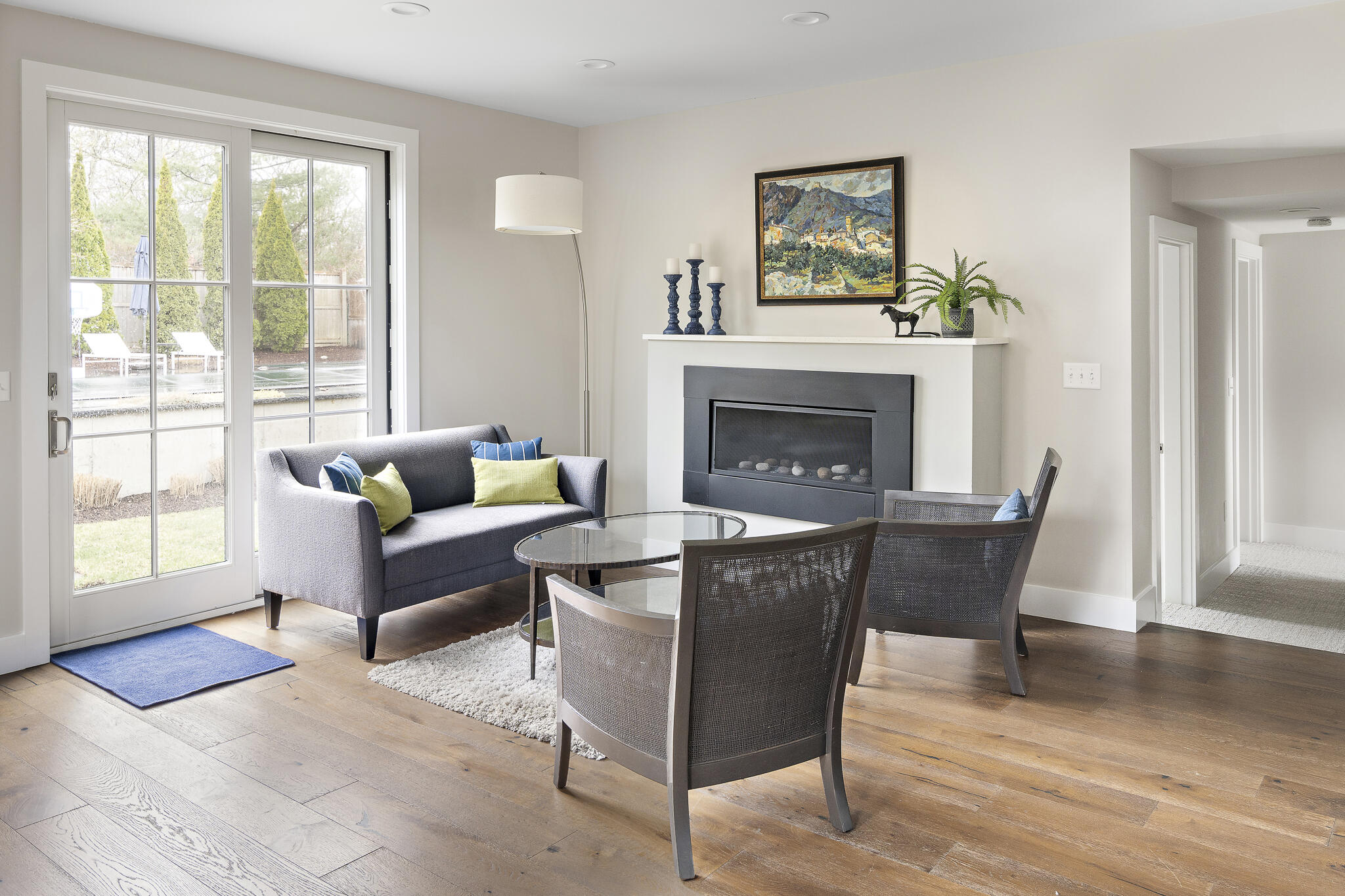 110 5th Street North Edgartown, MA 02539 - Photo 10 of 40 Living room with gas fireplace..