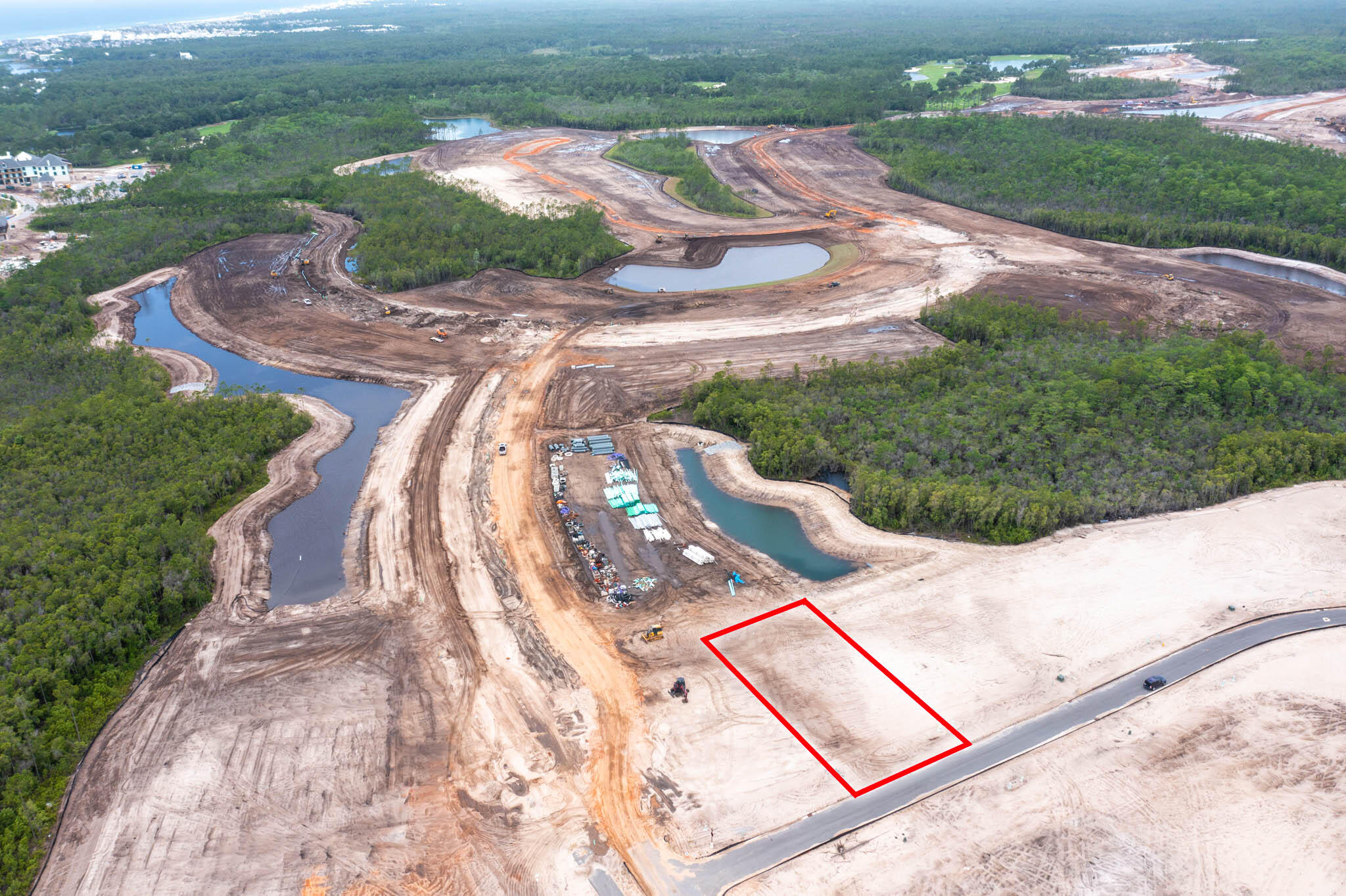 Lot 215 Watersound Camp Creek Inlet Beach Inlet Beach, FL 32461 - Photo 4 of 6 an aerial view of a house
