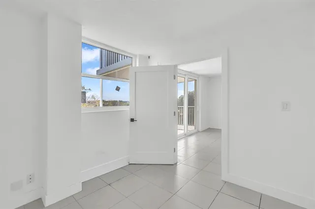 a view of an empty room