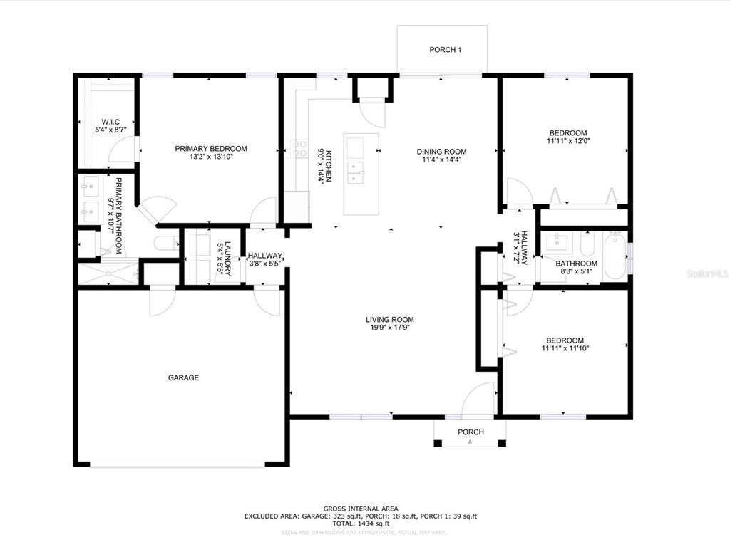 16619 Southwest 31st Circle Ocala, FL 34473 - Photo 26 of 26 a picture of a floor plan