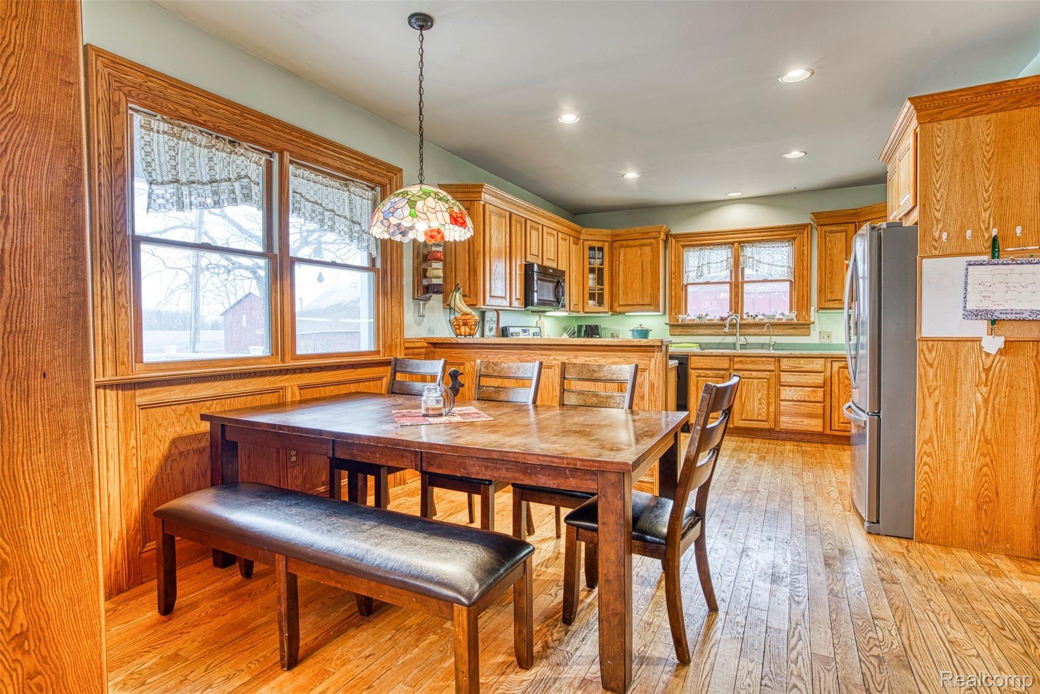 9503 Lahring Road Gaines, MI 48436 - Photo 14 of 78 KITCHEN VIEW (ALSO HAS JUDGES MOLDING)