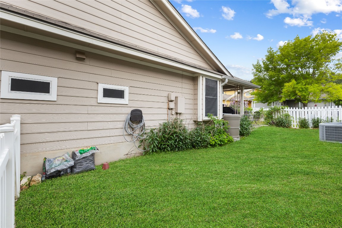 317 Strawn Kyle, TX 78640 - Photo 32 of 38 a view of a back yard of the house
